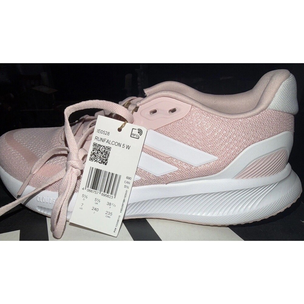 Adidas Runfalcon 7 W Pink White Womens Running Shoes IE0528